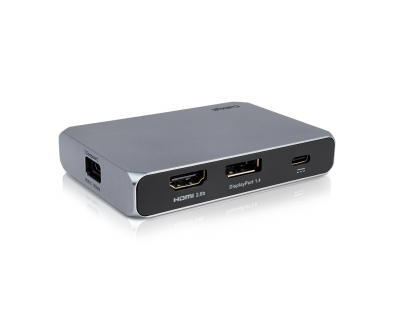 USB-C SOHO Dock - Gen.2 10Gb/s - Up to 4K 60Hz, HDMI 2.0b, DP 1.4, 10Gb/s USB-A & USB-C, Dual UHS-II Card Readers